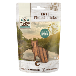 Wildes Land - Feline PUR Snack Sticks Canard