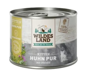 Wildes Land - Kitten Poulet PUR avec de l'huile de carthame Bo&icirc;te