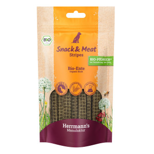 Herrmann's Manufaktur - Canine Adult Snack Meat Stripes Bio Ente